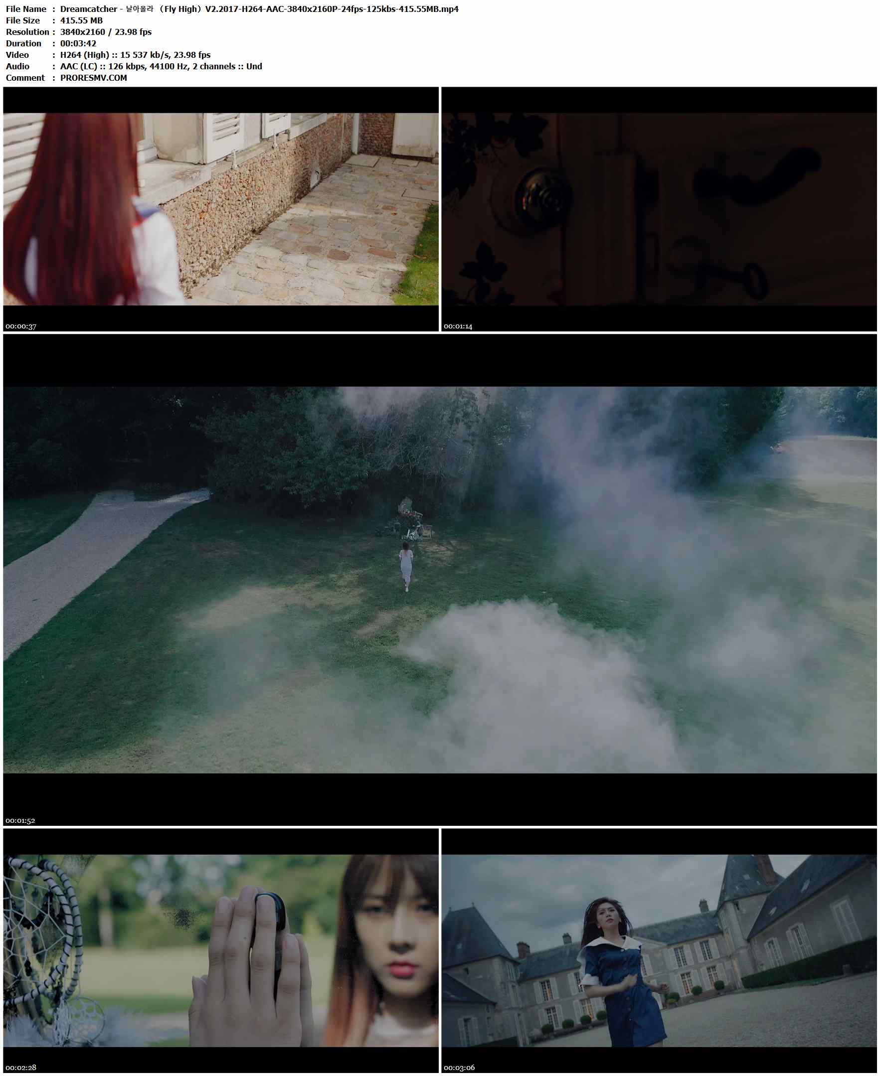 Dreamcatcher - 날아올라 （Fly High）.2017-H264-AAC-3840x2160P-24fps-125kbs-415.55MB官方MV_高清MV